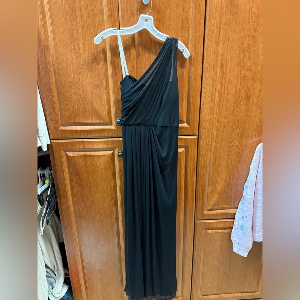 David's Bridal Black Formal Gown